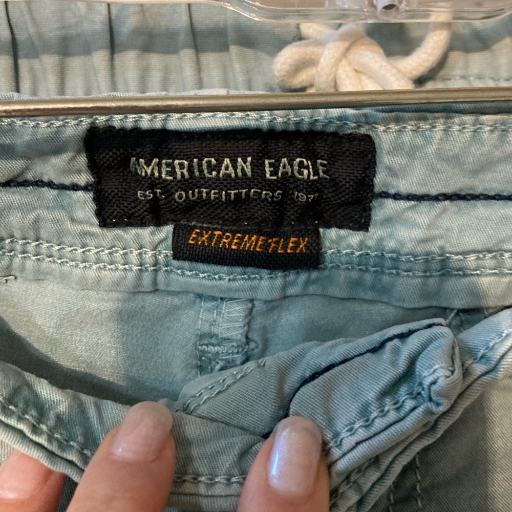 American Eagle Outfitters Women's Teal Extreme Flex shorts